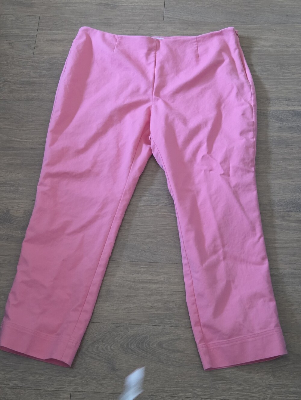 Charter Club Cropped Pink Straight-Leg Pants
